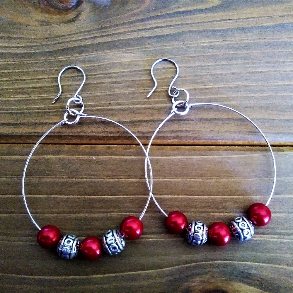 3 for $49 NEW Silver Hoop Earrings